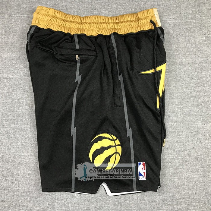 Pantalone Toronto Raptors Ciudad Just Don 2021-22 Negro